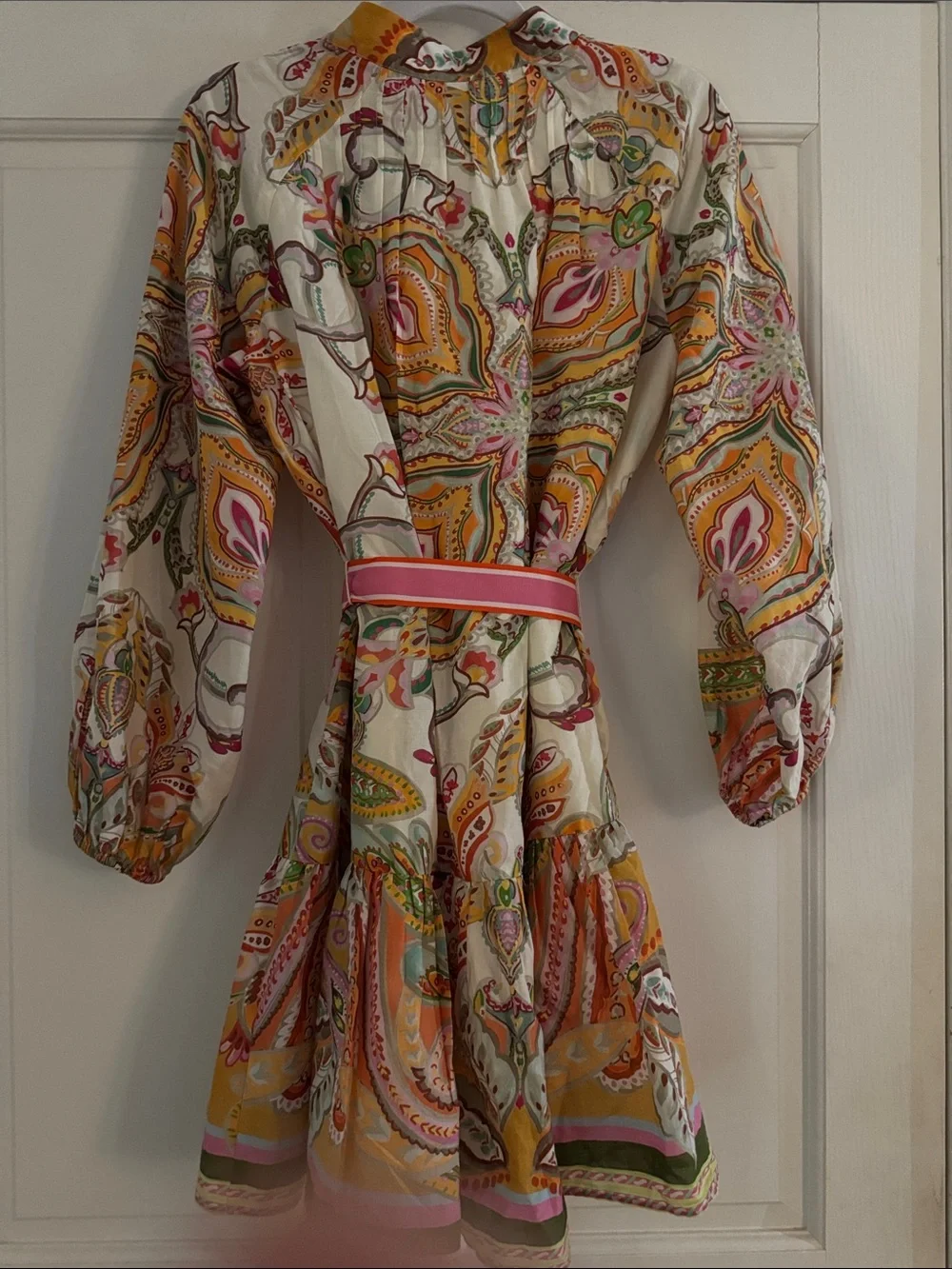 Antonio Melani Brynn Pink printed mini dress Size 6 - Picture 13 of 14